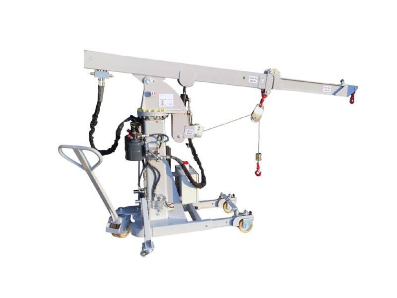 1000 KG MAX.: ESSENTIAL 12MO workshop hand operated mini crane