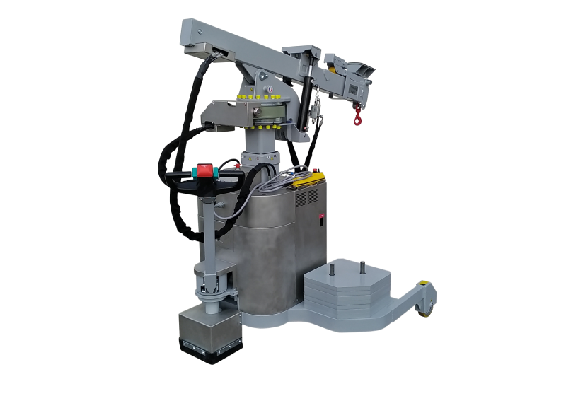 1390 KG MAXI: Asymmetrischer 3-Rad-Minikran ATEX