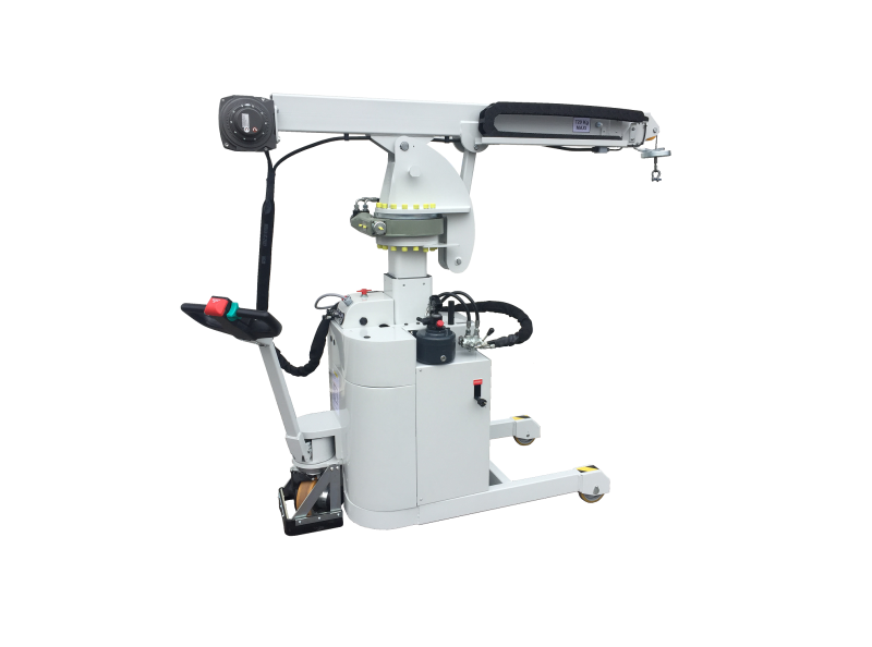 Potence mobile électrique avec treuil