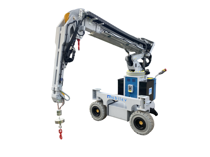 3 wheel drive electric workshop crane