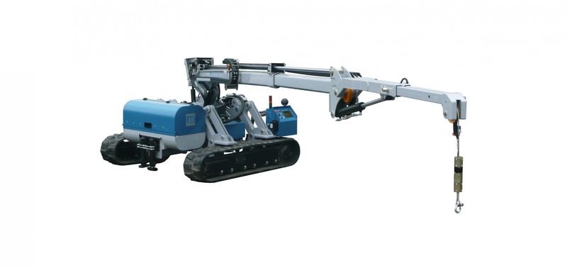 2500 KG MAXI: Mini-grue diesel 360° sur chenilles & voie variable: 25MT C360