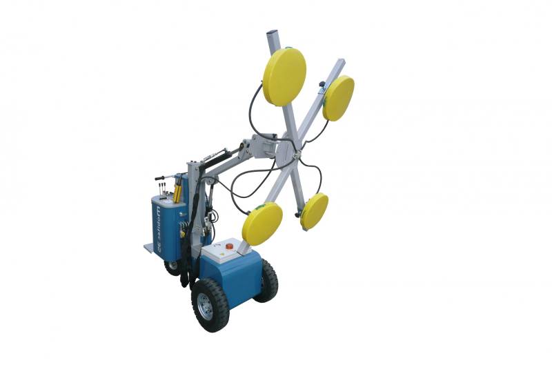 MAX. 350 kg: Minikran mit 4 Rädern Mobitec 35 für Mitgängerbetrieb
